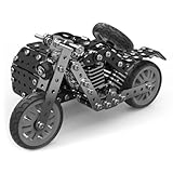 Hanll SW-066 Side Three-Wheel Motorcycle 377PCS – DIY Vintage 3D Metal Motorcycle Model Kit, Mechanical Screw Puzzle for Adults, Collectible Assembly Toy