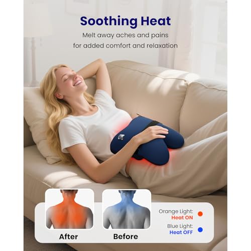 Image of BOB AND BRAD Cordless Back Massager with Heat FSA Eligible HSA, Shiatsu Back Massager for Pain Relief Deep Tissue, 3D Kneading Massage Pillow for Pain Relief, Soothing Full-Body Relief for Family