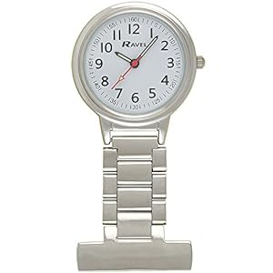 Ravel – Classic Easy Read Nurses Fob Watch – Analogue Quartz