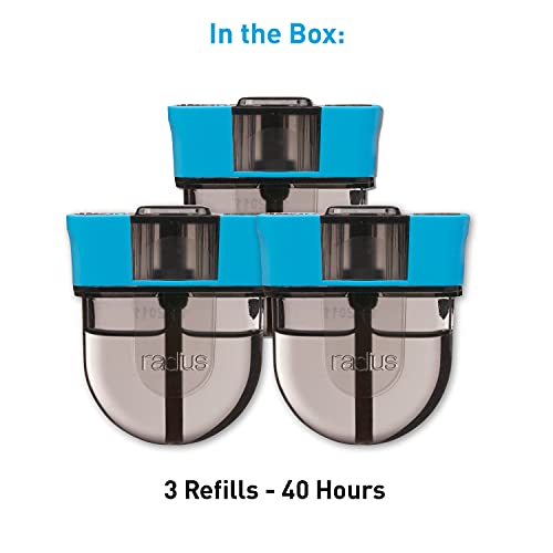 Thermacell Rechargeable Mosquito Repeller Refills; Advanced Repellent Formula Provides 20’ Protection Zone; Compatible With Thermacell E-Series & Radius Only; No Deet, Spray Or Flame #TOP1