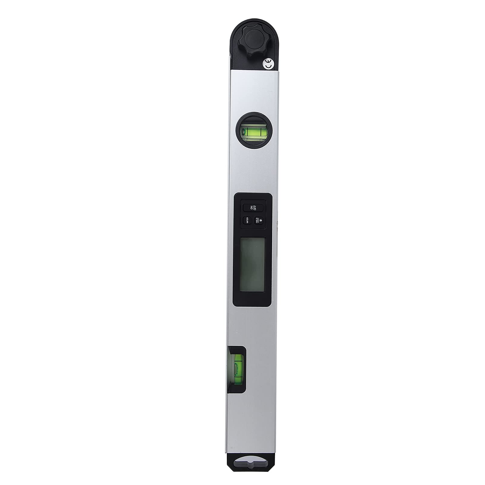 Righello angolare digitale e goniometro elettronico con campo di misurazione di 400 mm, design pieghevole in lega di alluminio, display LCD retroilluminato, grado di protezione