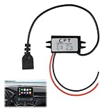 Convertitore DC-DC 8V-32V a 5V, 3A 15W, Trasformatore USB per Alimenti 12V 5V, Regolatore Tensione Auto USB, Riduttore Impermeabile per Veicoli, Bateaux, Fai-da-te e Impianti Fotovoltaici