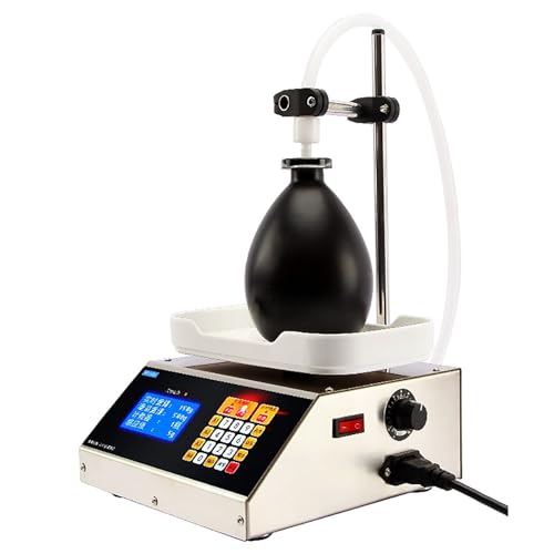 LIMENQIN Máquina Llenadora Automática de Líquidos, Llenadora de Botellas de Acero Inoxidable, Llenadoras de Botellas con Pesaje Pequeño, for Líquidos de Baja Viscosidad(3.5kg/min)
