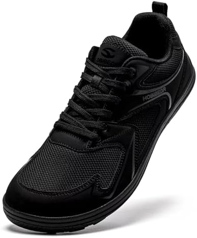 HOBIBEAR Barfußschuhe für Damen und Herren Walking Sneaker mit Breiter Zehenkappe Unisex Zero Drop rutschfeste Freizeitschuhe Turnschuhe