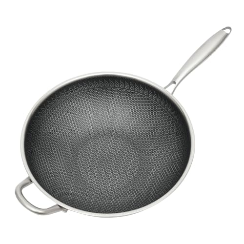 Wok de Acero Inoxidable con Tapa 13.4 pulgadas miniatura 6