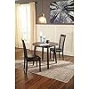 Amazon.com - Signature Design by Ashley Hammis Round Dining Room Drop ...