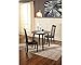 Signature Design by Ashley Hammis Round Dining Room Drop Leaf Table, Dark Brown