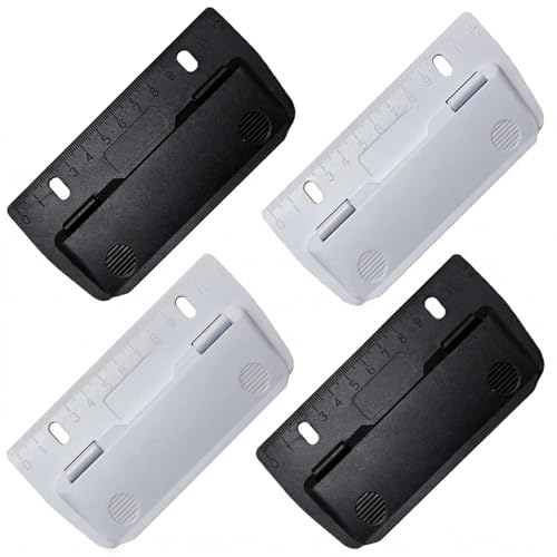 4 Stück Taschenlocher Set Locher für Ordner Mini Locher Klein Kleiner Taschenlocher Schule und Büro Hole Puncher Papierlocher zum Papier Karton Fotos Einheften Löcher