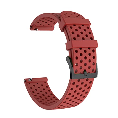 Pulsera de banda de reloj de silicona de 20 mm para la banda para la banda de fitness Suunto 3 para Polar Ignite/2/Unite Smartwatch Belt Wredband