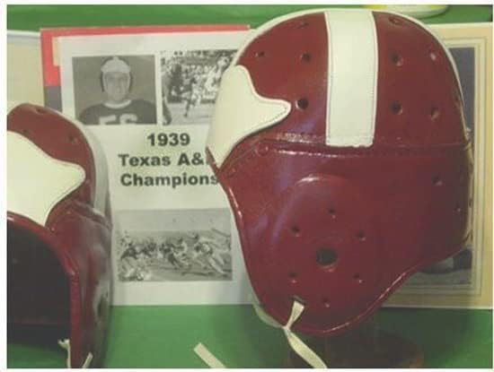 Texas Aggies Leather Football Helmet National Champs(1939)