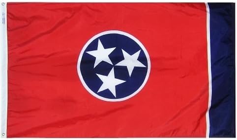4x6' Tennessee Nylon State Flag - All Weather, Durable, Outdoor Nylon Flag - All Star Flags