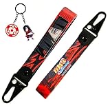Naruto Shippuden - Madara Uchiha Keystrap and Keychain Bundle - Otaku Gift Set for Anime Fans