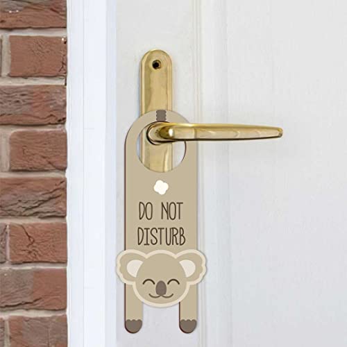 Image of KREEPO Do Not Disturb MDF Door Sign Hanger Size(24cm x 8.5cm) kr60