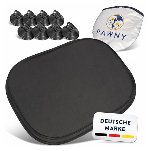 PAWNY©, Sonnenschutz Auto Baby mit UV-Schutz (2er-Set), inkl. 8 extrastarken