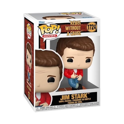Funko Pop! Movies: RWAC - Jim Stark - Rebel Without a Cause - Figura de Vinilo Coleccionable - Idea de Regalo - Mercancia Oficial - Juguetes para Niños y Adultos - Movies Fans