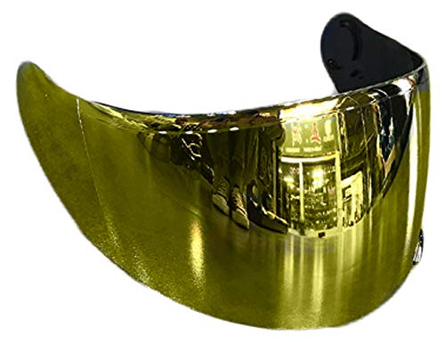 VRacing Visera Shoei Gt Air Neotec 1 Gt Air 2 Cns-1 Pantalla Casco Aftermarket Transparente Fume' Azul Oro Rojo Pinlock Ready (Oro)