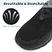 FitVille Slip On Zapatillas Deportivas de Horma Ancha para Hombre Sin Cordones Zapatos Transpirables Imagen de FitVille Slip On Zapatillas Deportivas de Horma Ancha para Hombre Sin Cordones Zapatos Transpirables