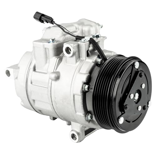Zoncar 98332 Automotive Air Conditioning Compressor with Clutch Compatible with 2011-2015 Explorer 3.5L Naturally Aspirated, 2013-2015 Police Interceptor Utility 3.7L