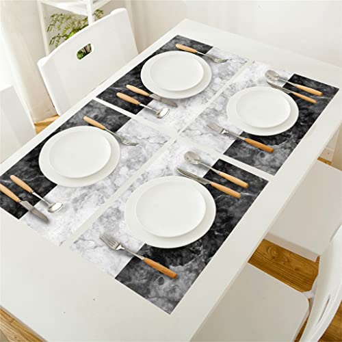 Napperons et sets de table en marbre imprimé de qualité supérieure pour décoration de maison