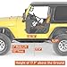 u-Box Wrangler TJ Rock Guards Running Board Side Step Armor for 1997-2006 Jeep Wrangler TJ - 5.27-inch Drop Down Tubular Rocker Rails
