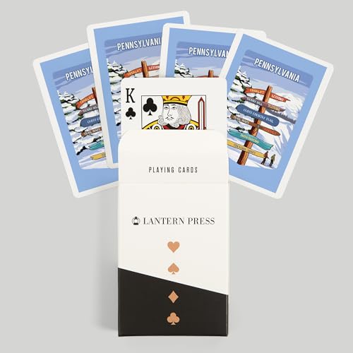 Baraja para póker Lantern Press 52 cartas para adultos miniatura 6