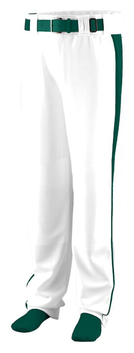 Augusta Sportswear Triple Play Baseball/Softball Pant M White/Dark Green