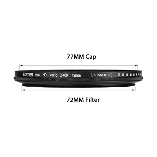 Zomei Filtro 72mm Neutro Slim Filtro Variabile a