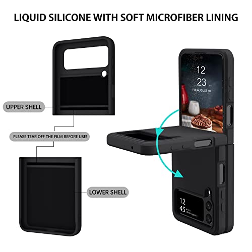 Carcasa Samsung Z Flip 4 con anillo para ver vídeos cómodamente 4