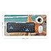 Starfish Seashell Beach Desk Mat Non-Slip Laptop Writing Pad Large Keyboard Mousepad with Rubber Base 23.6