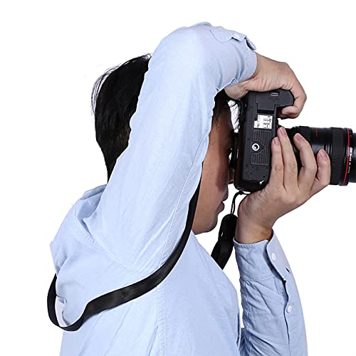 Alça de Ombro para Câmera Preta Ajustável Alça de Ombro para Câmera Com Fivela de Liberação Rápida p