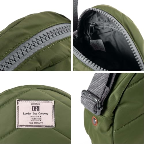 Image of ORI LONDON Crossbody Bag - Nylon Crossbody Bags for Women & Men with Chunky Zippers - The Paddington