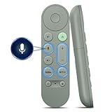 para Mando-Chromecast, Voz Mando a Distancia para Google TV Streamer, Latest Grey-Green