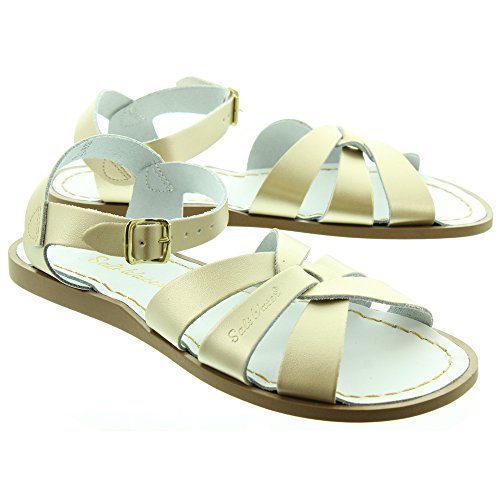 Salt Water Sandals Adult Salt Water Original Gold - Women size Womens US 84