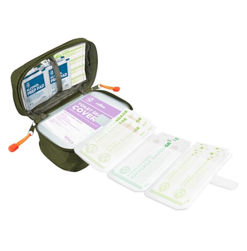 Image of Be Smart Get Prepared's 125 Pieces Travel First aid kit, Carry-on Travel Essentials- PPE, Camping, Hiking, Road Trips, On-The-Go