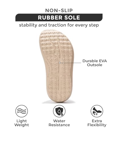 Project Cloud Super Foam Flip Flops for Women Footwear - Memory Foam and Lightweight Platform Sandals Women Beach Vacation Essentials - Non Slip Durable and Soft Slippers (Abra)