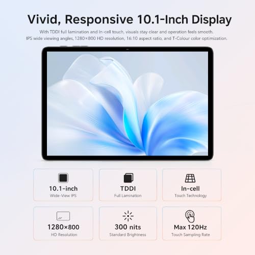 Image of TECLAST 10.1 inch P30T Android 16 Tablet, Octa-core,16GB+128GB with Stylus