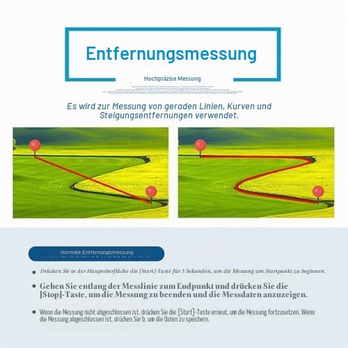 Handheld GPS für die Vermessung, Land Area Meter mit GNSS, 2.4in Farbbildschirm Voice Guidance, IP67 Handheld Survey Tool für die Landwirtschaft