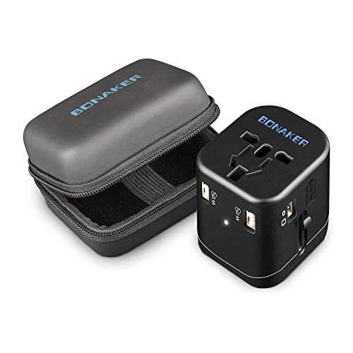 Travel Adapter 4.5A 4 USB Charging Worldwide All in One Universal Power...