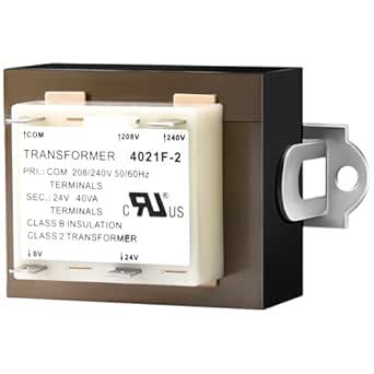 24 Volt Transformer, 40VA Furnace Transformer For Furnaces/HVAC