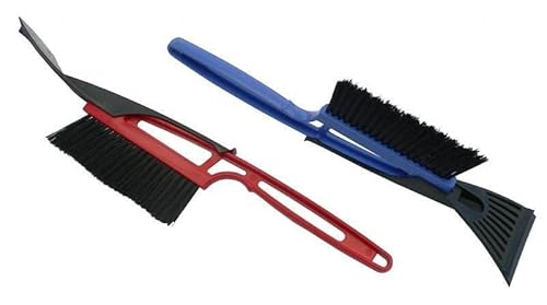 COPAP Rascador de hielo de 30 cm, con cepillo de nieve, rascador, raspador de latón, mango ergonómico antideslizante Cover