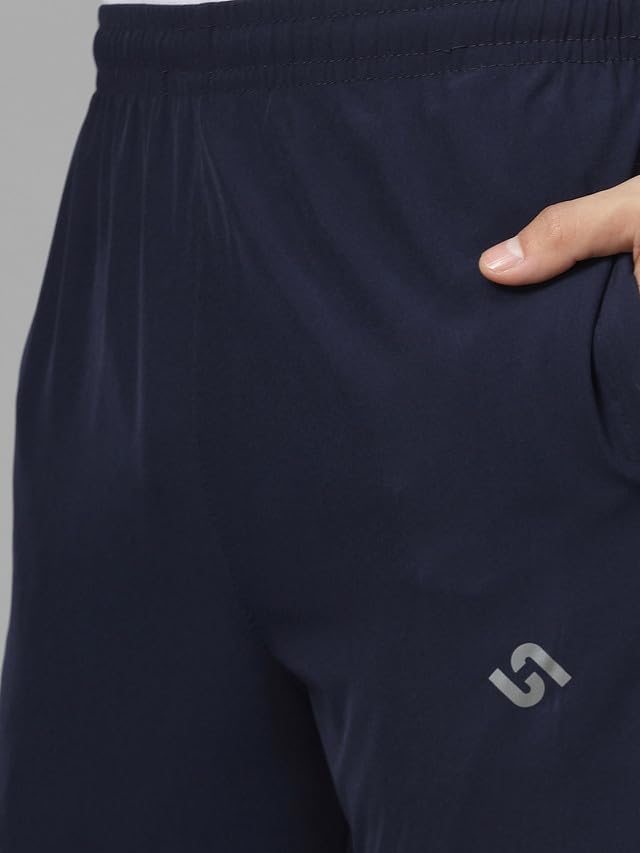 Image of Selvia Men's Crepe Full Elastic Sport Wear Slim Fit Track Pant