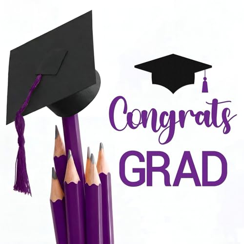 Image of Epakh 2026 Graduation Party Decal Sign for Backdrop Letters Peel and Stick Graduation Sticker for Balloon Arch Decorations Party Sign Wall Decor(Purple)