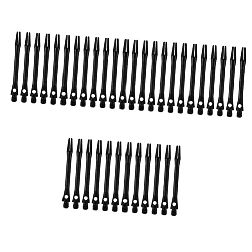 Mipcase 3sets Long Shafts 45mm Metal Shafts 2ba Thread Aluminum Alloy Soft Tip Replacement Rods 12pcs*3
