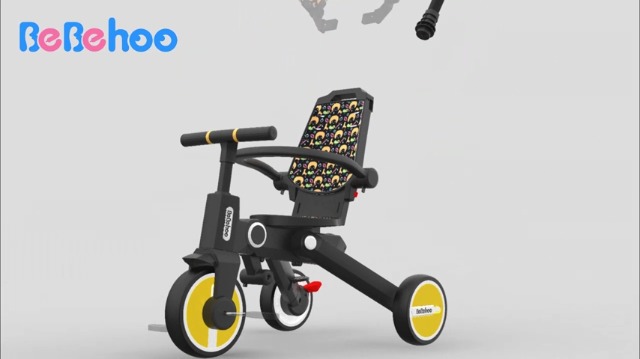 Amazon.co.jp: Bebehoo三輪ベビーカー 軽量三輪車 折りたたみ