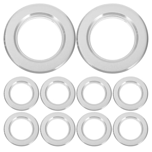 Image of FOMIYES 10Pcs Stainless Steel Parrot Nest Box Anti-Bite Rings Birdhouse Hole Guards for Bird Cage Accessories and Breeding Boxes