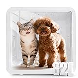 【Amazon.co.jp限定】 AOHDM ペットドライヤーボックス 業界最大82L 2025年新型 40dB 高速自動乾燥 犬 乾燥機/猫 乾燥機兼用 デュアルドライヤー 360°温風 毛飛び散り防止 花粉カット 大型犬対応 バス後ケア PSE認証 (ホワイト)