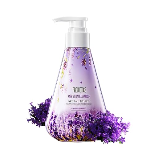 Toothpaste with Easy-Press Pump Hands-Free Toothpaste for Countertop No-Mess & Hygienic Perfect for Family Use Travel-Friendly -7.76 oz (Lavender Calm Probiotic Toothpaste)