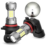 PHINLION 9006 HB4 LED Fog Light Bulbs, 3200 Lumens Super Bright, 6000K Xenon White Daytime Running Lights DRL Replacement Lamps for Cars, Trucks, SUVs