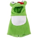 NUOBESTY Warmer Papagei Hoodie Haustier Vogelkleidung Cosplay Kostüm aus Polarfleece Hautfreundlich Waschbar Größem für Winter und Party