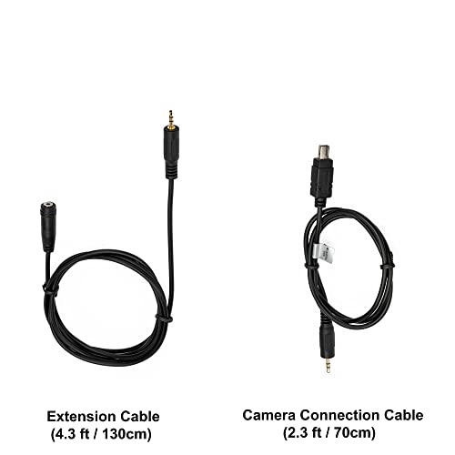 Image of Kiwifotos MC-DC2 Remote Switch Shutter Release Cord for Nikon Z7 Z7II Z6 Z6II Z5 D750 D780 P1000 D7500 D7200 D5600 D5500 D5300 D5200 D5100 D5000 D3300 D3200 D7000 D7100 D610 D600 & More Nikon Camera